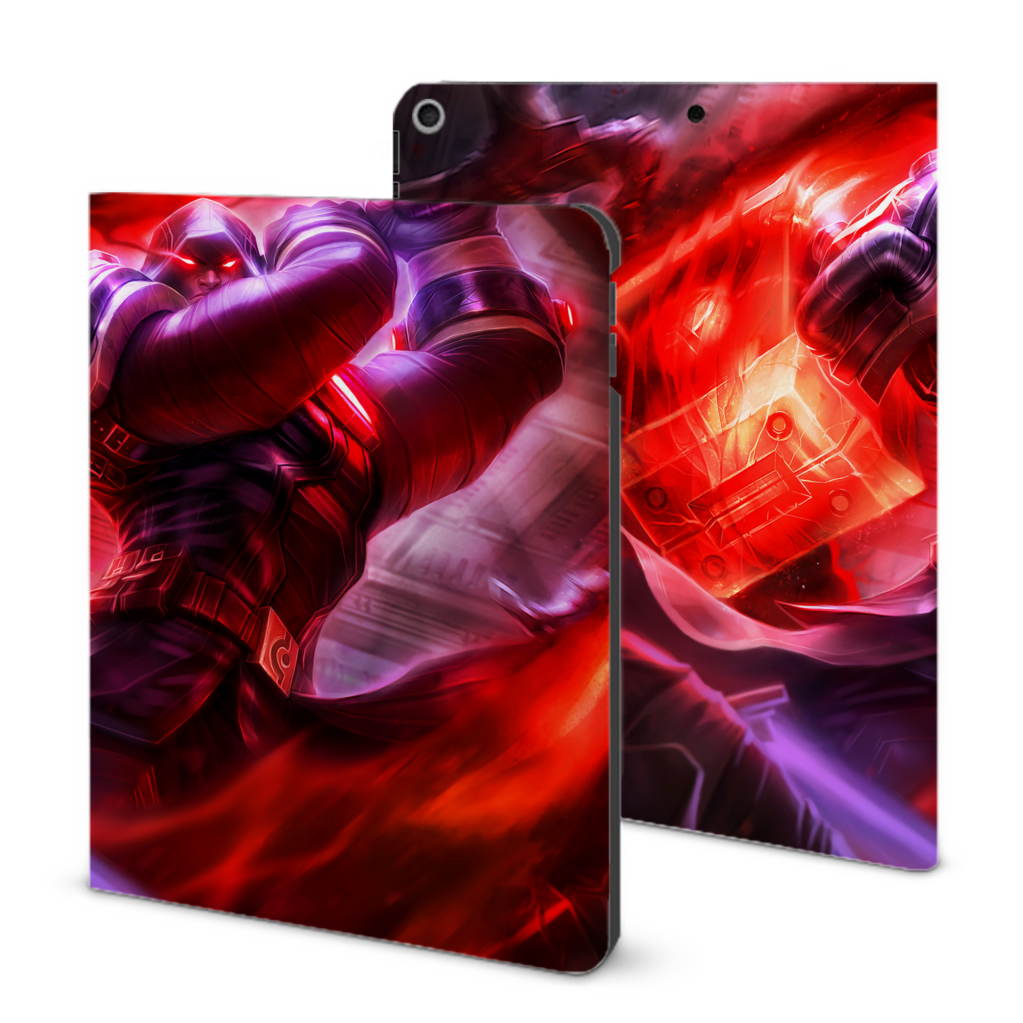 （画像用） リーグ・オブ・レジェンド League of Legends LOL IPad ケース ブック型 PUレザー TPU 耐衝撃 軽量 薄型 ペン収納なし 全面保護 IPad 各モデル対応